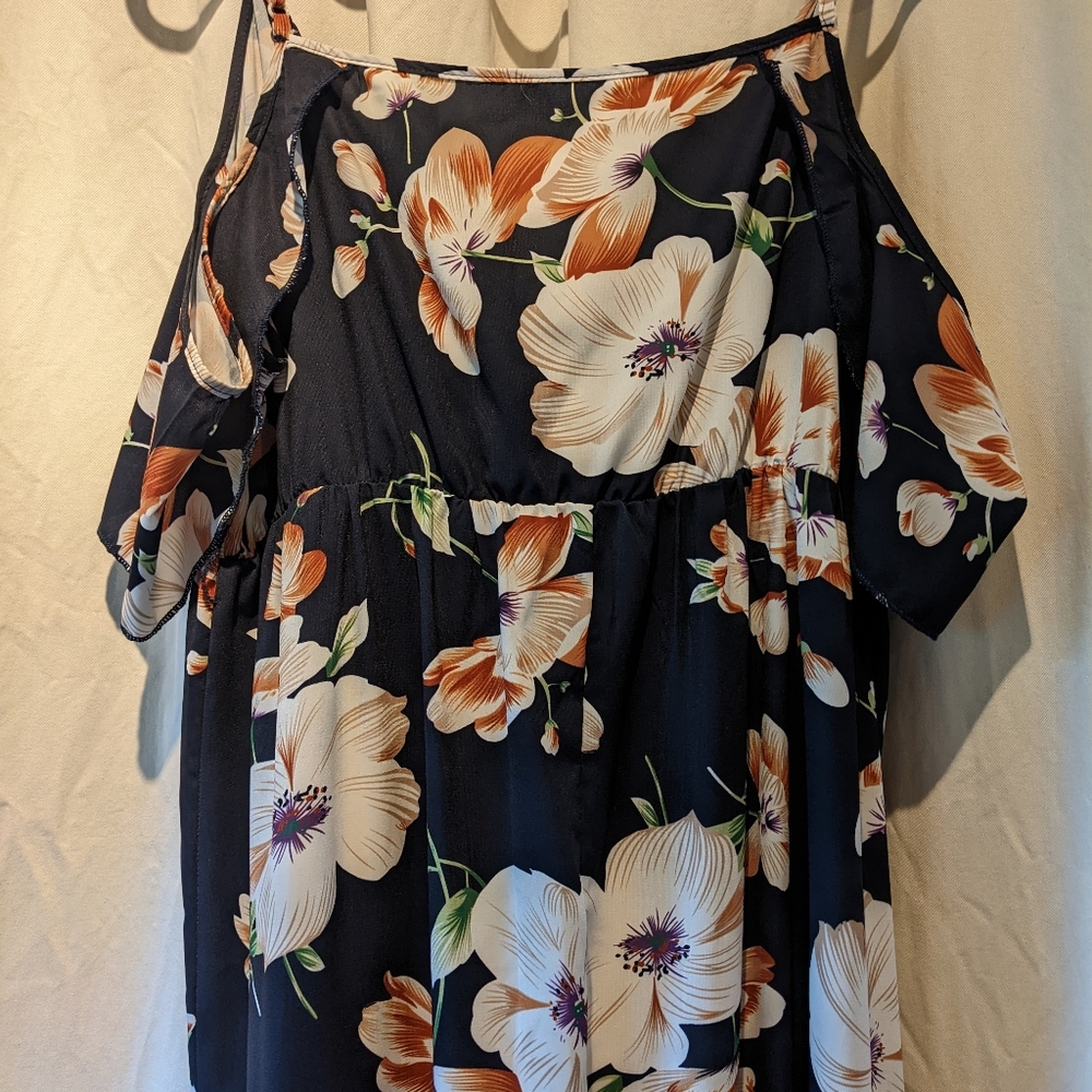 Flowy floral dress